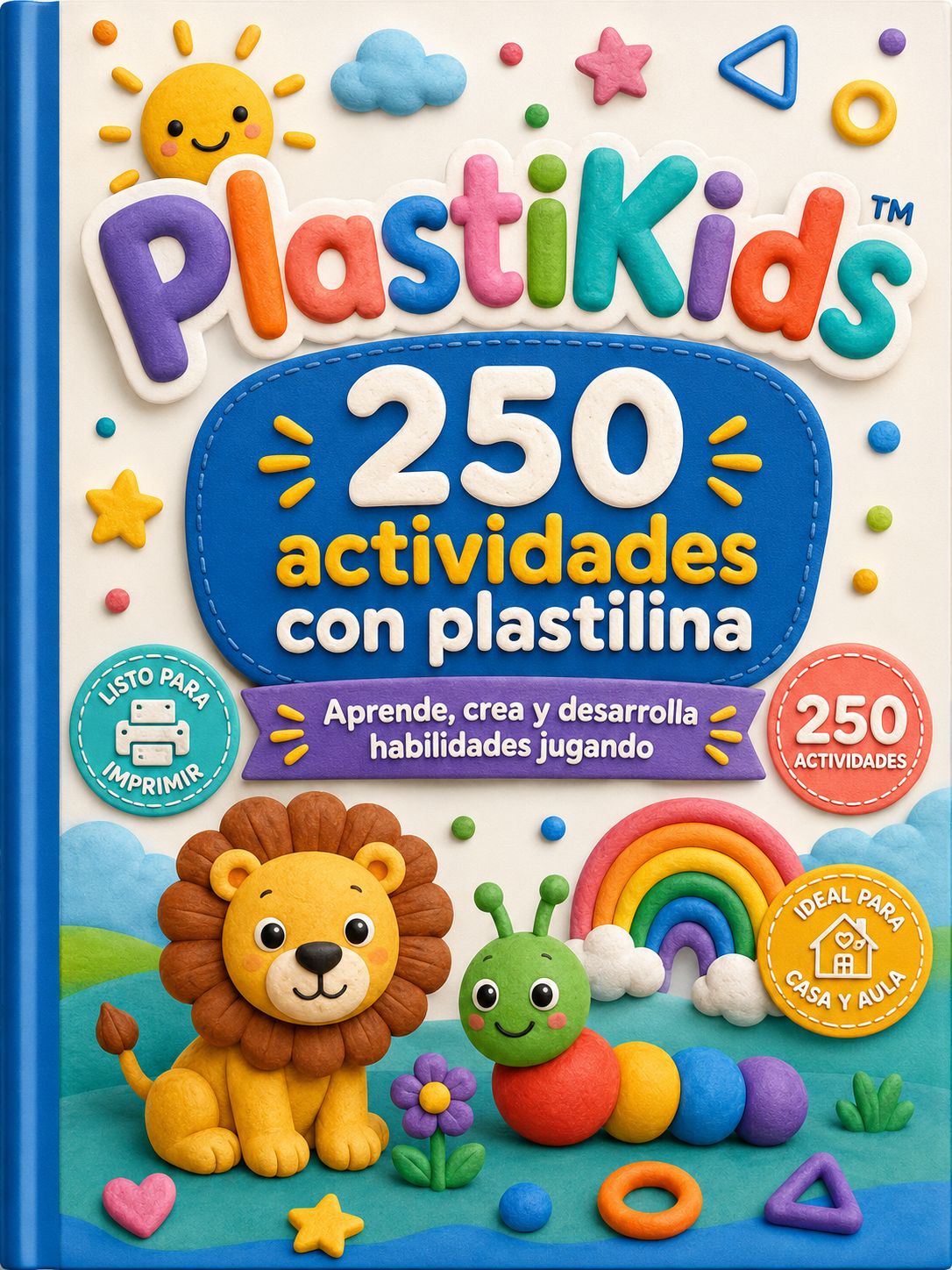 Portada del kit PlastiKids con 250 actividades con plastilina